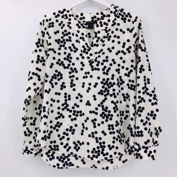 Ann Taylor Polka Dot Blouse - Picture 1 of 5